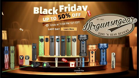 Olight Black Friday Sale - Weapon Lights, EDC Lights, etc... 🔦