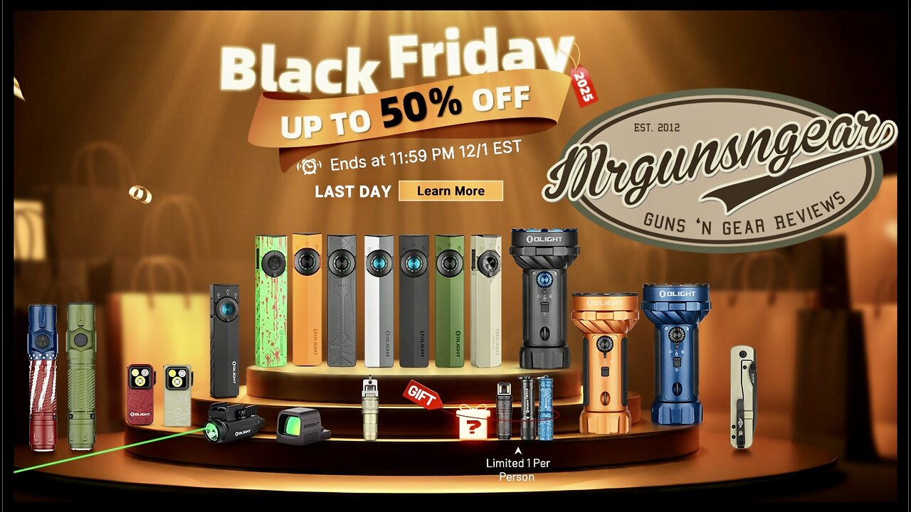 Olight Black Friday Sale - Weapon Lights, EDC Lights, etc... 🔦