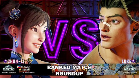 Kuya Kalbo SF6 Ranked Roundup. Chun Li Master Rank [Hori Fight Stick]