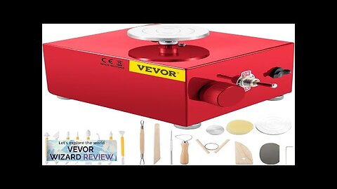 VEVOR Mini Pottery Wheel 30W Ceramic Wheel Adjustable Speed Clay Machines Electric Review