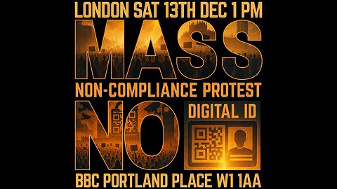 LIVE aus London - Demo gegen die digitale ID @dauerwelledemoreport