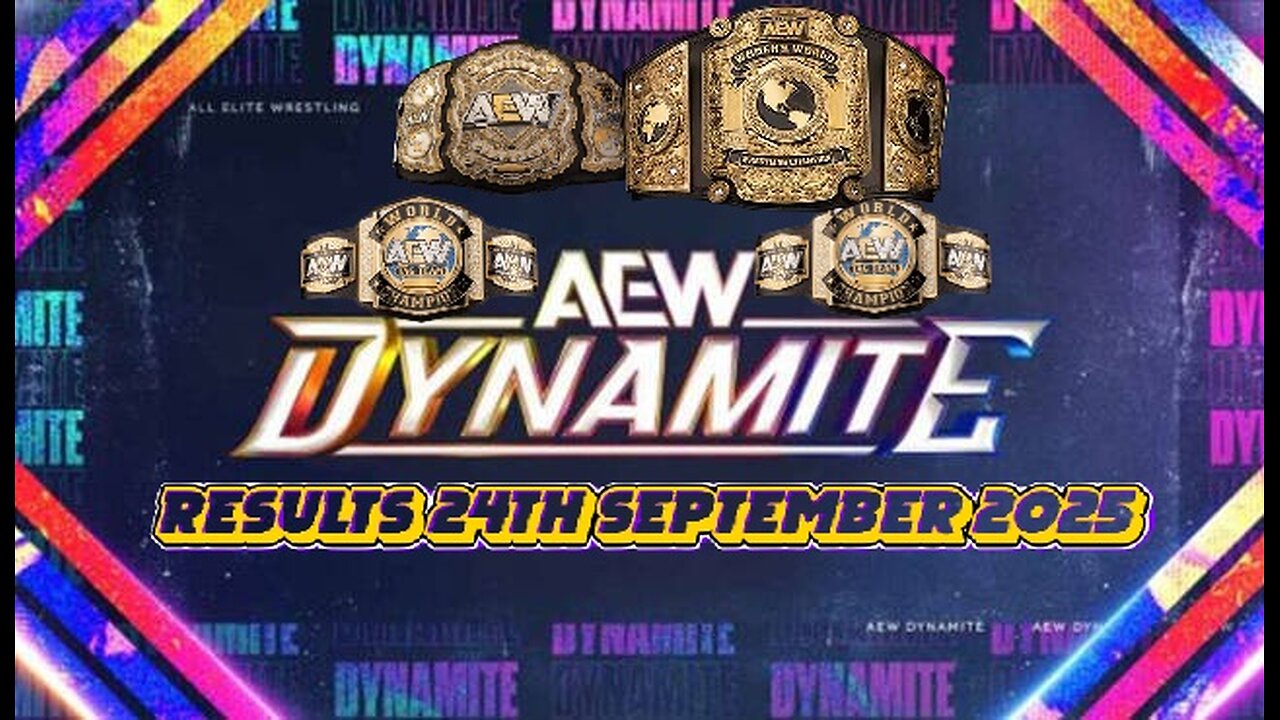 AEW Dynamite Results 24th September 2025