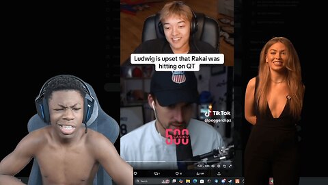 Ludwig Gets Mad After Rakai Compliments QTCinderella's Looks