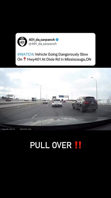 Dangerous Driving On Highway 401
