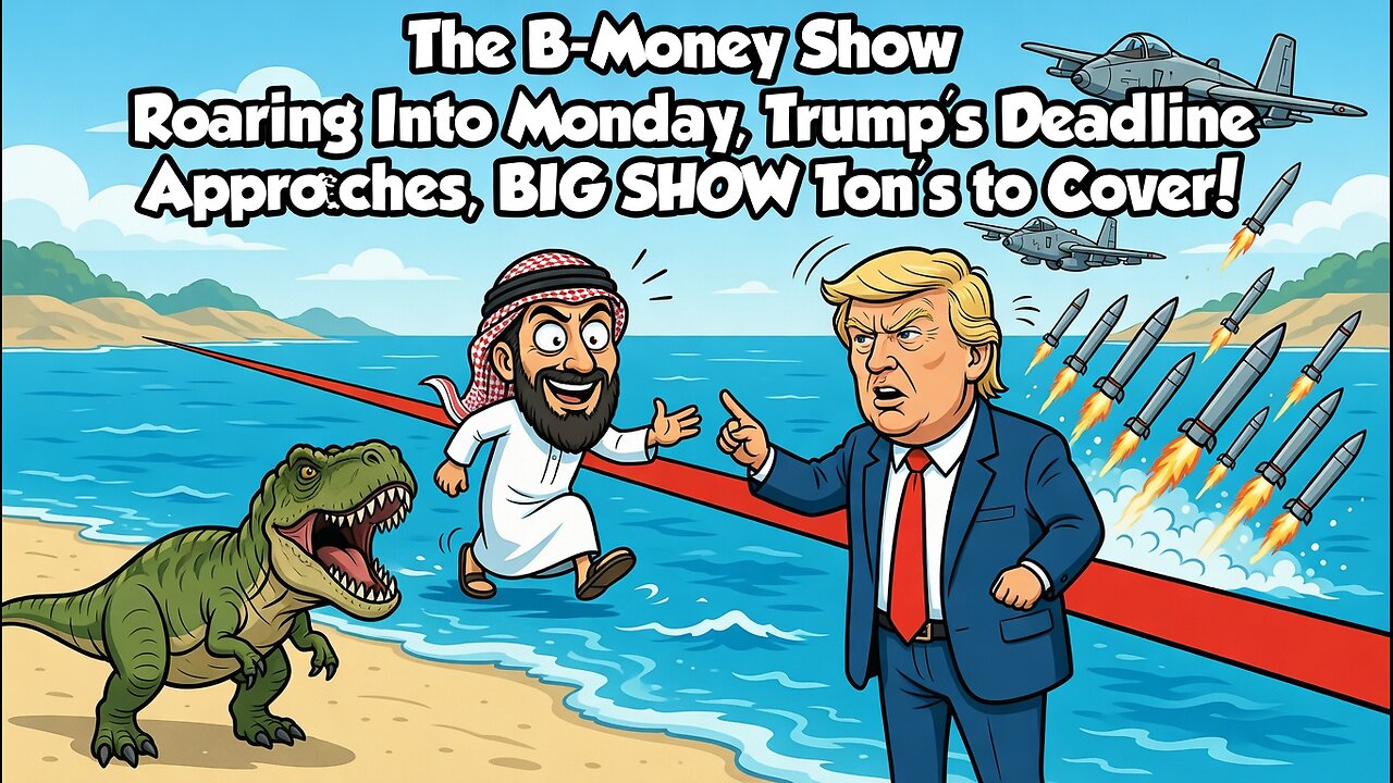 EP98: Roaring Into Monday, Trump's Deadline Approaches, BIG SHOW, Ton's to Cover!