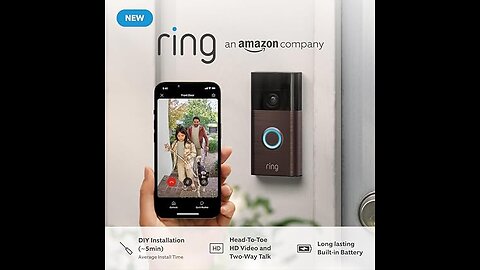 New Ring Battery Video Doorbell (2024 release)| DIY Wireless Video Doorbell Camera
