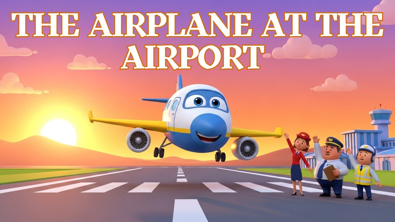 The Airplane at the Airport - Fun Kids Sing-A-Long