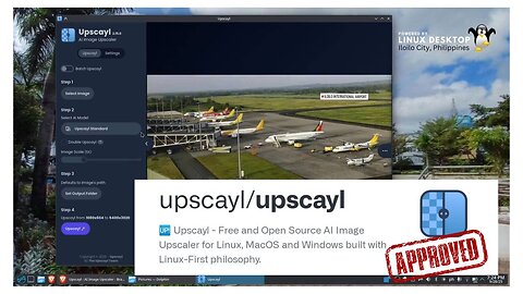 Linux App - Enlarge Photos with Upscayl AI App!