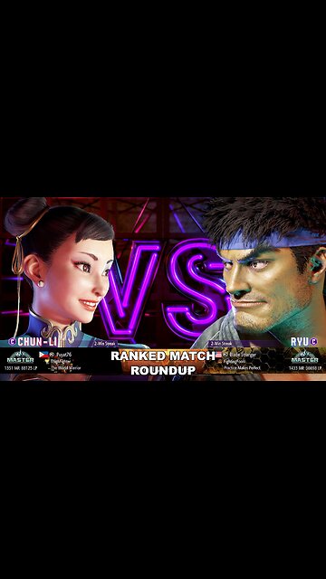 Kuya Kalbo SF6 Ranked Match Roundup. Chun Li Master Rank [Hori Fight Stick]