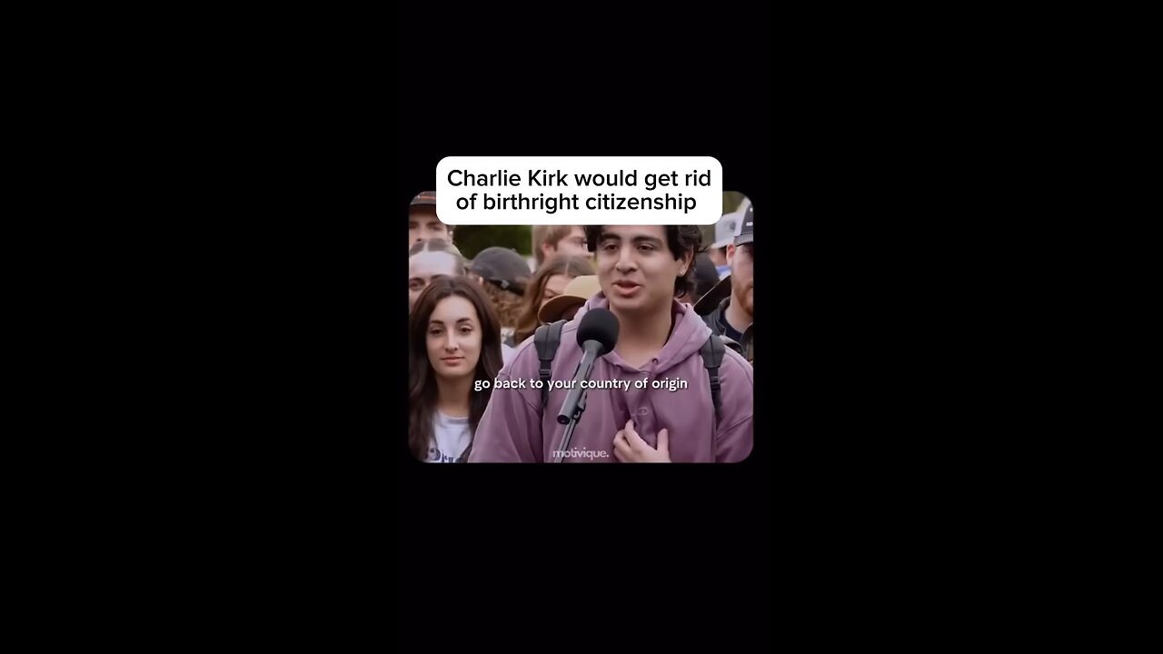 Charlie Kirk: “I am not king you should stay.” WOW