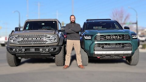 NOT EVEN CLOSE! //2026 Bronco Badlands vs 2026 4Runner Trailhunter//