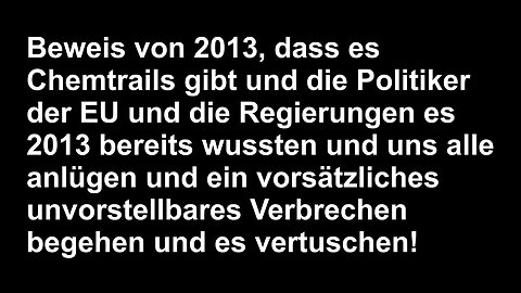 ⚠️☠️ Aktion gegen Chemtrails