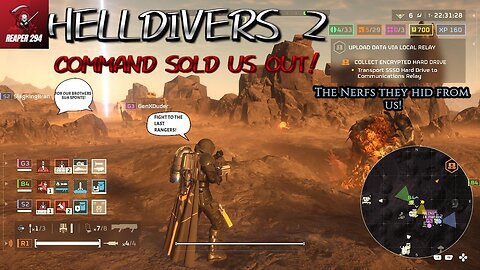HellDivers 2-Command Sold us out! HellDivers pay the bloody price!