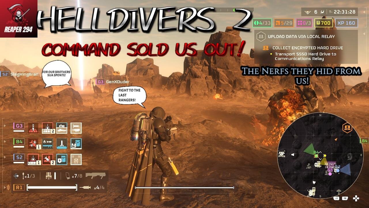 HellDivers 2-Command Sold us out! HellDivers pay the bloody price!