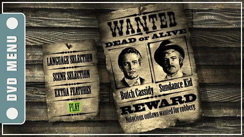 Butch Cassidy and the Sundance Kid - DVD Menu
