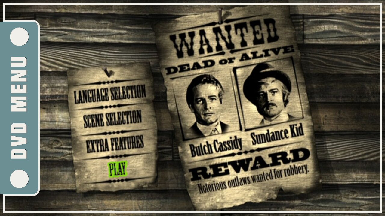 Butch Cassidy and the Sundance Kid - DVD Menu