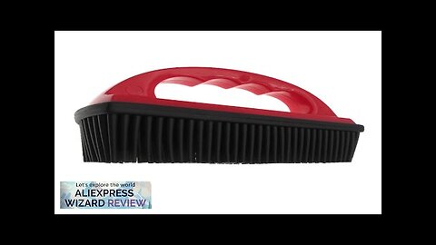 Professional 1 Pcs Hand Scrub Brush Red Color Rubber Car Cushion Brush Review