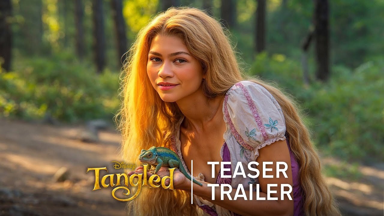 Tangled Live Action – Teaser Trailer (2025) Zendaya's Rapunzel | Disney+