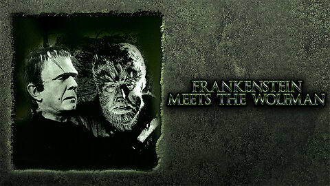 Frankenstein Meets The Wolf Man (1943) Lon Chaney Jr, Bela Lugosi, Ilona Massey, Patric Knowles