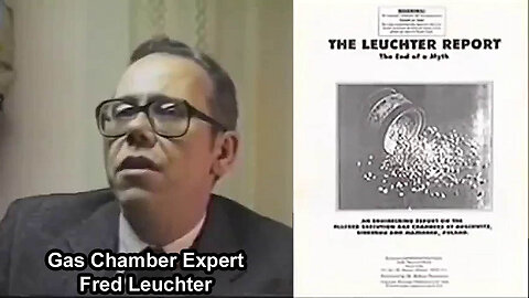 Fred Leuchter on his Valid Scientific Tests of "Holocaust" Gas Chambers 🤥✡️