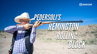 Pedersoli Remington Rolling Block Silhouette Rifle