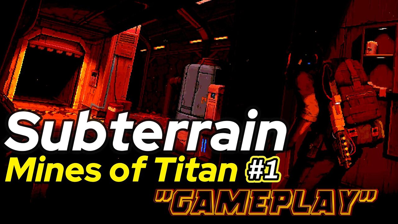 Subterrain: Mines of Titan 🚀 | First Run – 1 Hour of Survival on Titan | No Commentary