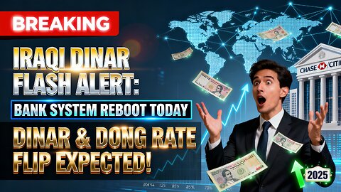 IQD 🎆⚡ Flash Alert Bank System Reboot Today – Dinar & Dong Rate Flip Expected! 💥 💥 Iraqi Dinar News