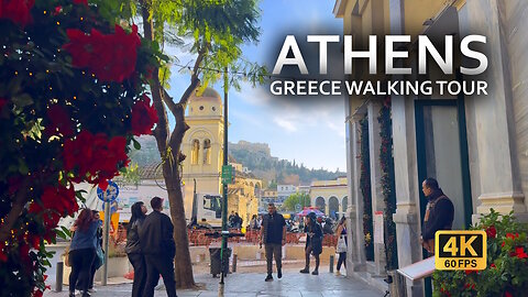 ATHENS AS IT IS: Athens, Greece walking tour 4K 60 FPS 2025