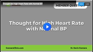 Thought for High Heart Rate with Normal BP