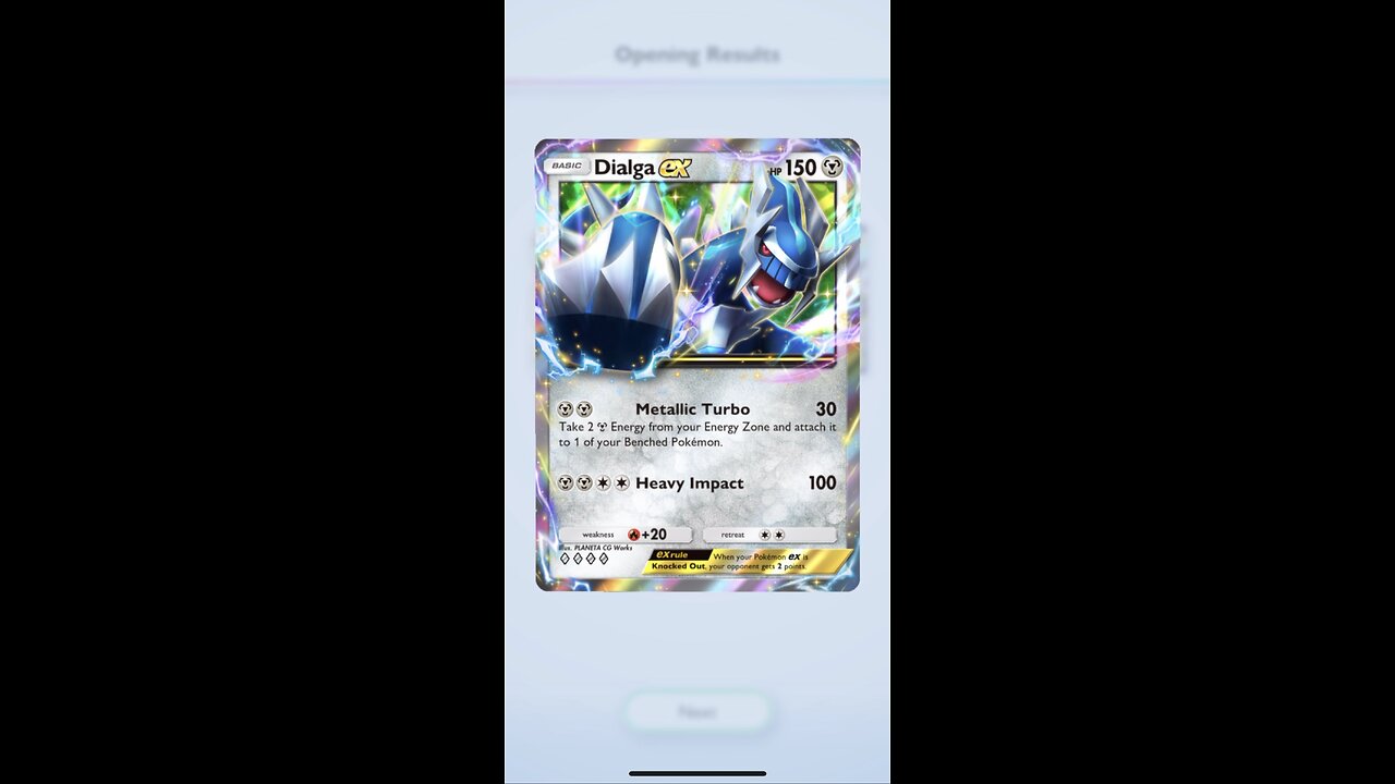 Pokémon TCG Pocket Dialga ex 2nd Unlock