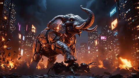 Cyber Monster War ⚡ Elephant vs Mutant Ant | The Final Showdown in 8K Reality”