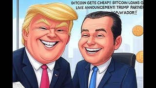 "BITCOIN GETS CHEAP!! BITCOIN LOANS GO LIVE ANNOUNCEMENT!! TRUMP PARTNER WITH EL SALVADOR!!"