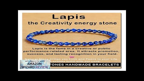 AD Beads Handmade Gemstone Stretch Elastic Bracelet Crystal Healing Reiki Nature's Beauty Review