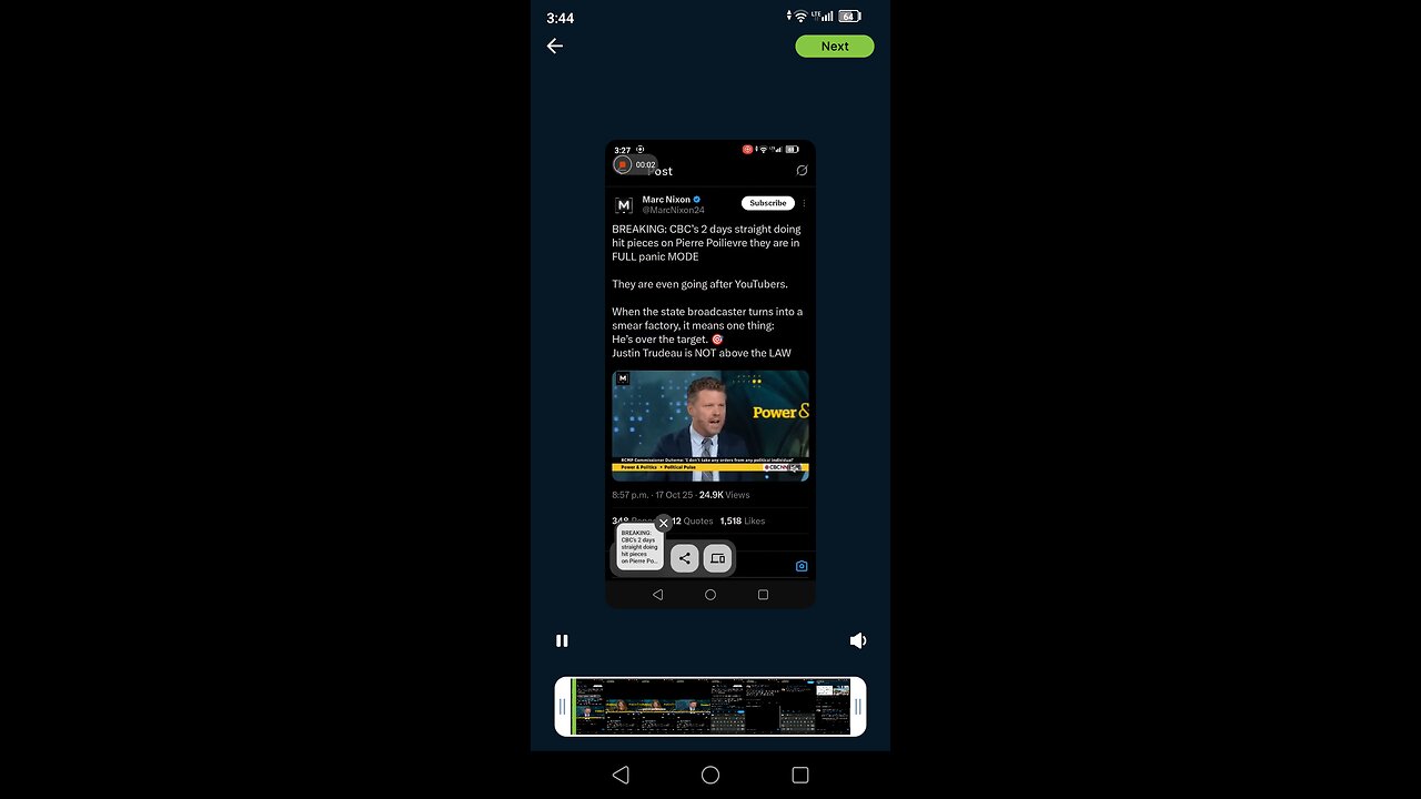 BREAKING: CBC’s 2 days straight doing hit pieces on Pierre Poilievre they are in FULL panic MODE