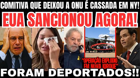BOMBA! TODOS QUE DEIXARAM A ONU NO DISCURSO DE ISRAEL SÃO DEPORTADOS! SANÇÃO NESTE SABADO! 