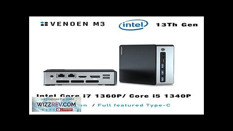 WIFI6 Mini PC DDR5 13th Gen Intel CPU i5 1340P 12th 1215U Review