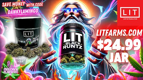 Trying Out Black Runtz Supreme Jar from Lit Farms! Mrs Dank Flamingo Review!!