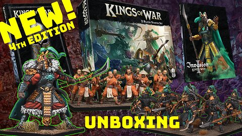 NEW Kings of War 4th Edition Starter Bundle UNBOXING