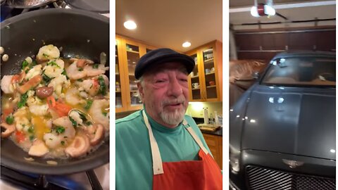 FROZEN SHRIMP PASTA OVER FROZEN PEOPLE