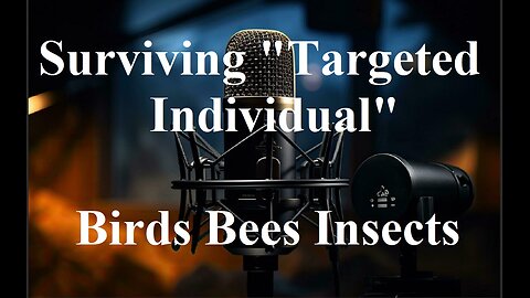 Surviving "Targeted Individual" October 4, 2025 Birds Bees Insects