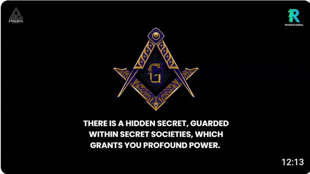 NEVER Struggle Again With This Freemasonic Secret to Manifestation (LECTURE)