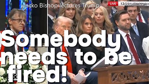 Wacko Lesbian Bishop - Lectures Trump.