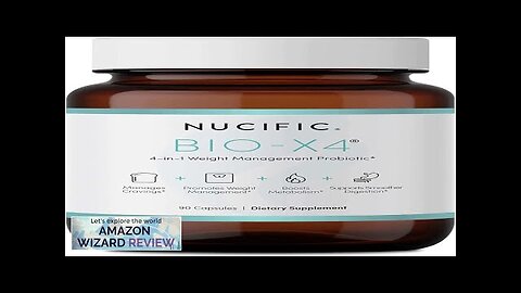 Nucific® Bio-X4 4-in-1 Weight Management Probiotic Supplement 90 Count. Review