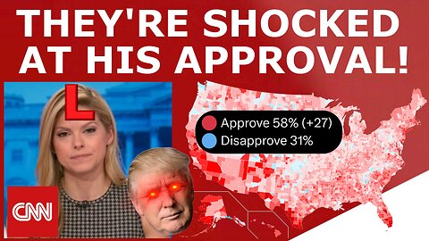 Trump's HISTORIC Approval Rating Just STUNNED CNN!