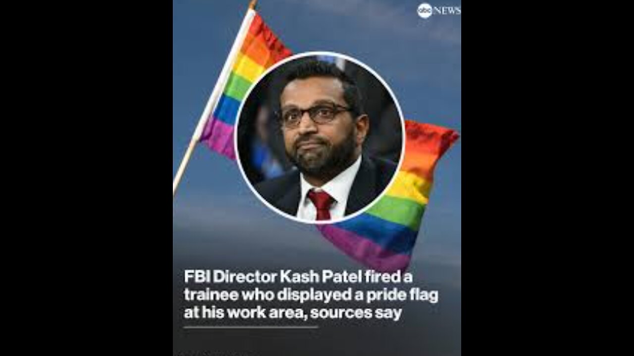 Patel Fires Agent Trainee Who Displayed Pride Flag