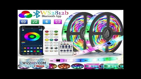 DC5V WS2812B Led RGB Strip Bluetooth Music Sync RGBIC Chasing Dream Color Review