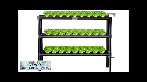 VEVOR Hydroponics Growing System 108 Sites 3-Layer Hydroponic Grow Kit PVC Pipes Review