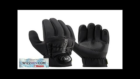 ROCKBROS Warm Bike Gloves Touch Screen Windproof Anti-slip Thermal Bicycle Gloves Review