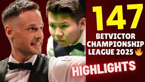 David Gilbert Makes 147!|BetVictor Championship League Snooker 2025 Highlights