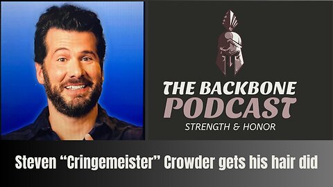 Steven “Cringemeister” Crowder gets his hair did.